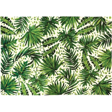 HOMEFIRES 5 x 3 x 05 ft Rainforest Indoor Area Rug Multi Color PMFSH001C